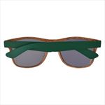 Woodtone Frames with Hunter Green Temples Back